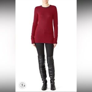 82 Derek Lam $790 red and black sweater size Small